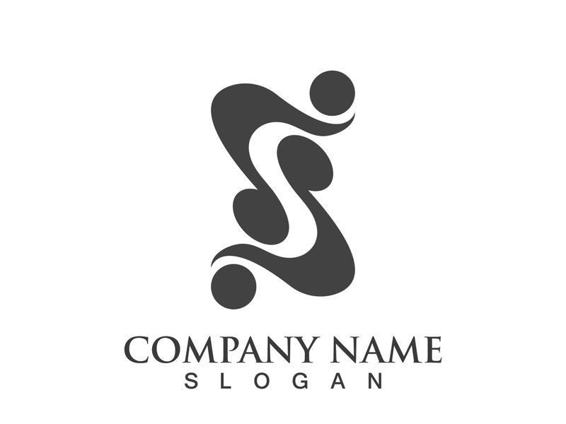 Business corporate S letter logo design vector