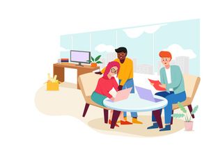 M158_Business coaching Illustrations