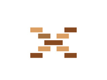 Brick icon design illustration