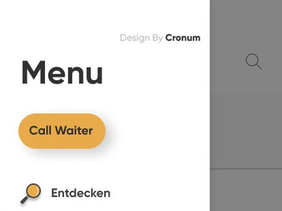 Restaurant App Screen