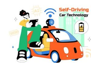10 Self Driving Car Technology Illustration