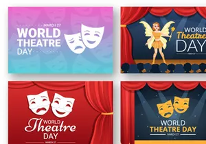 14 World Theatre Day Illustration