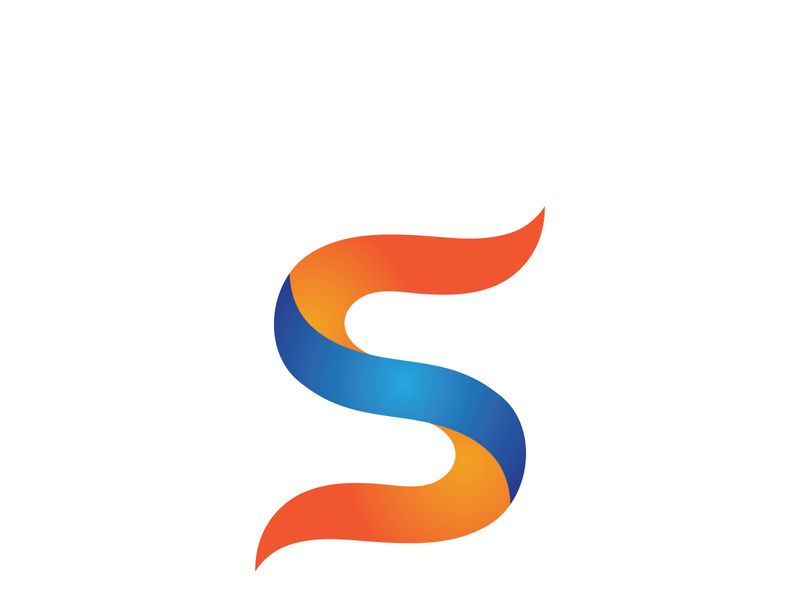 S logo Business corporate letter design vector