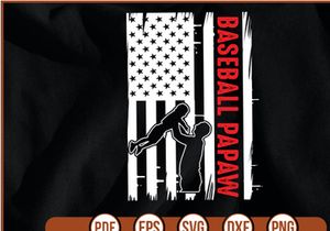 BASEBALL PAPAW t shirt Design