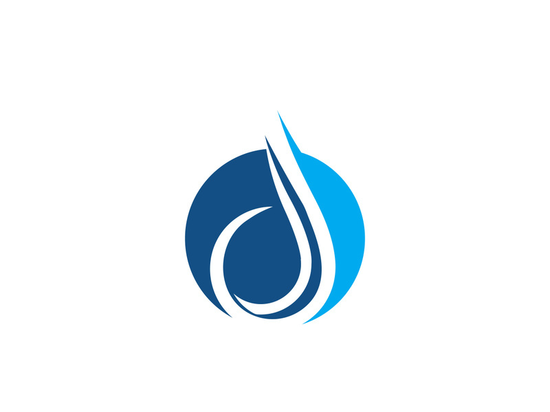Water drop Logo Template vector
