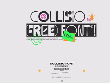 Collisio (FREE) Font®! preview picture