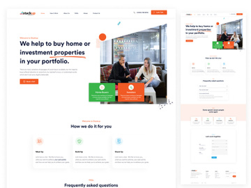 Business Consulting Figma Template preview picture