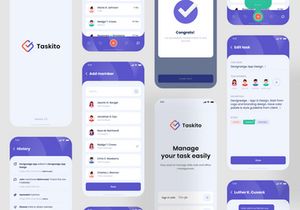 Taskito - Task Management App UI Kit