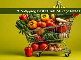 Shopping basket full of vegetables preview picture