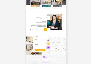 Architecture and Interior Design Website Landing Page