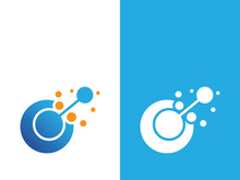 Molecule symbol logo template vector illustration design