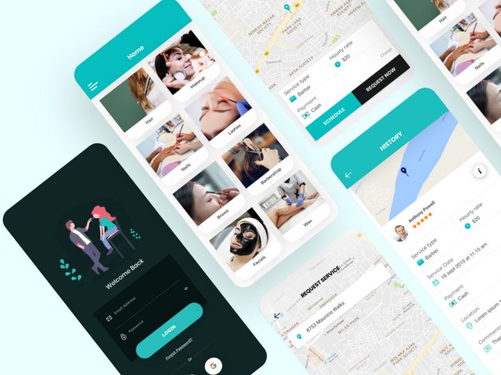 Salon App design