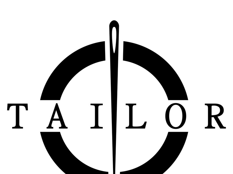 tailor logo icon illustration template combination of buttons for clothes, thread and sewing machine, for clothing product design, convection companies, fashion in vector form