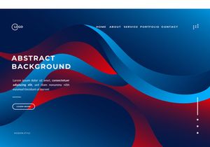 3d Blue Abstract Background Liquid