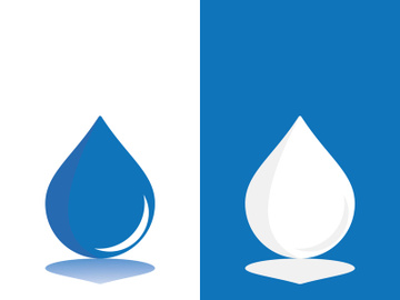 Background water drop logo icon vector illustration preview picture