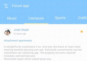 Forum App UI