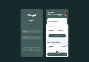 Airline Flight Booking App UIUX Design