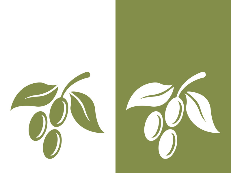 olive icon vector illustration design template