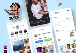 Social Media App Design Concept