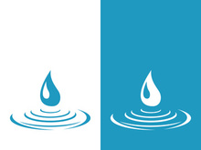 Water drop logo template vector illustration design