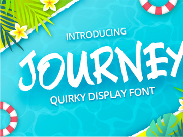 Journey - Quirky Display Font preview picture
