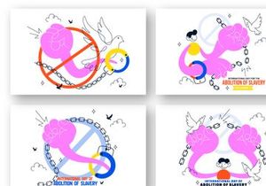 6 Day for the Abolition of Slavery Illustration