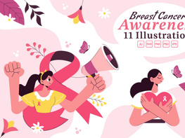 11 Breast Cancer Awareness Month Illustration preview picture