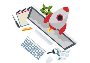 Promote Project - Landing Page Illustration