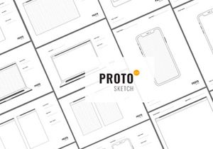 ProtoSketch - Printable Prototype Wireframe Design