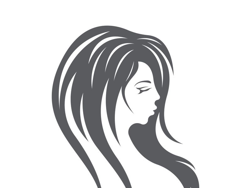 Women beauty, salon, spa, hair minimalist logo design inspiration