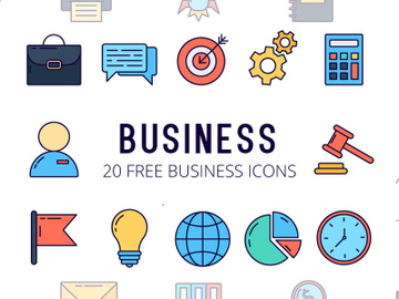 Business - Vector Icon Set preview picture