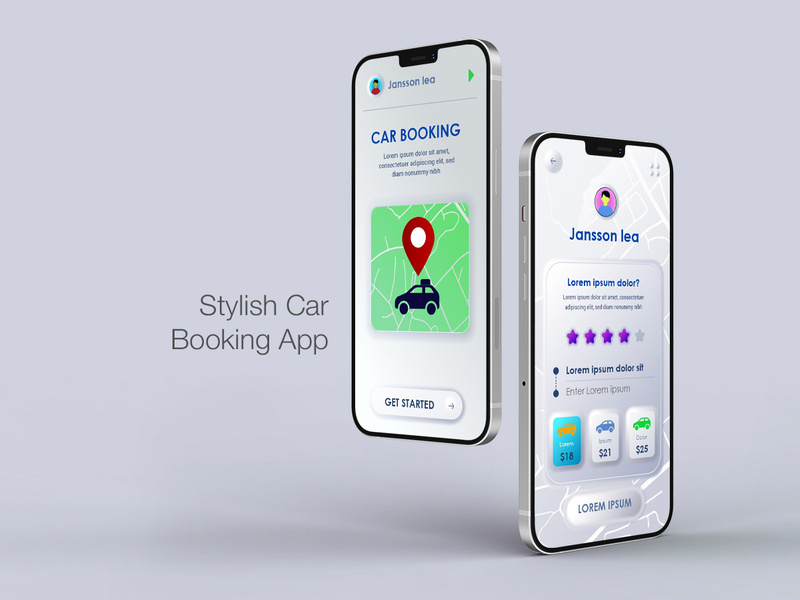 Stylish Car Booking App