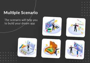 Set of Marketing Strategy Illustration
