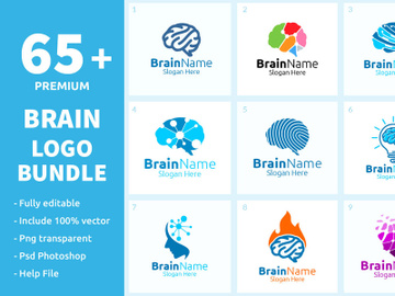 65+ Brain Logo Bundle preview picture
