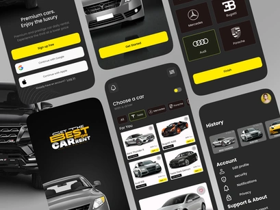 Car Booking App Design