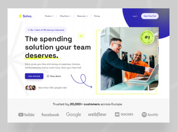 Solva HR Platform - Landing Pages preview picture