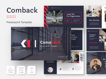 Comback Business Powerpoint Template
