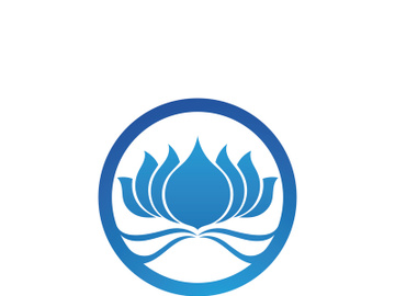 Beauty Vector lotus flowers design logo Template icon preview picture