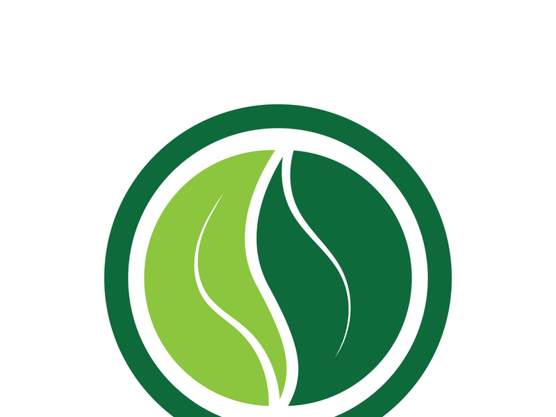 Green tree leaf nature logo images illustration design