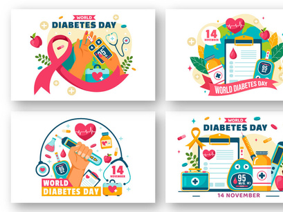 13 World Diabetes Day Illustration