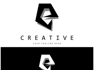 creative letter e logo design, for brand, startup, business, company, identity, application, vector preview picture