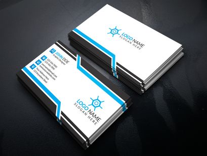 Clean And Minimal Business Card Design Template