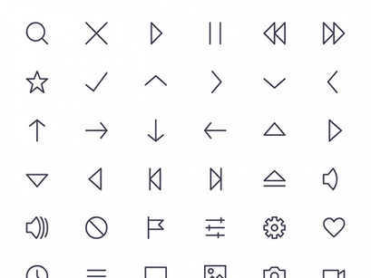 Bytesize: A style-controlled SVG icon set