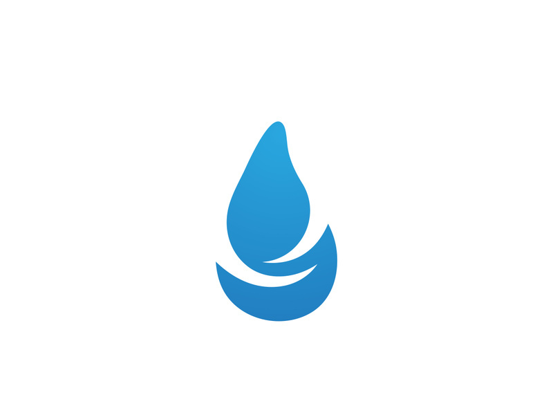 Water drop Logo Template vector illustration design - Vector.