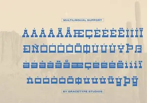 Outlaw Saga | Western Slab Serif
