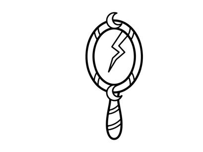 Ícone de lupa de Halloween com design de raio. Símbolo de lente de detetive assustador para temas de mistério e investigação.