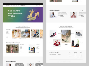 FOOTWEAR E-Commerce Website Design preview picture
