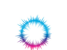 Sound waves vector illustration