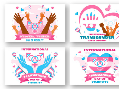 12 International Transgender Day of Visibility Illustration