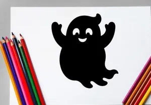 Mascot kucing hitam lucu dengan ekspresi bermain-main dan cakar melambai